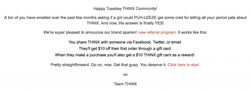 THINX Referral Nov 2016